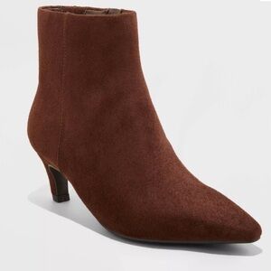 Woman’s Taylor Kitten Heel Ankle Boots with Memory Foam Insole